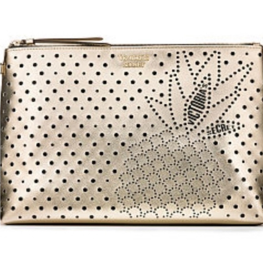 Victoria's Secret large Pineapple Pouch